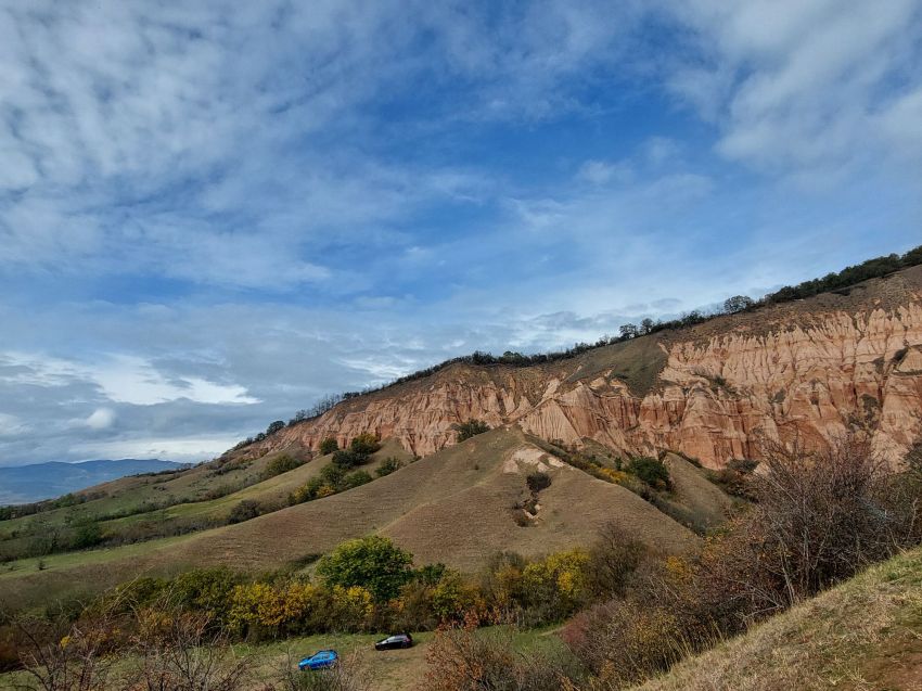 Panoramă asupra Râpei Roșii